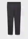 Pantalón Brest Gris Oscuro Vigore Talla 38 Hombre Mango