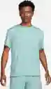 Nike Camiseta Df Uv Miler Ss Para Hombre Verde Talla L