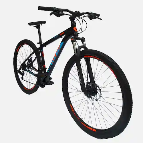 Gw Bicicleta Zebra Rin29 Integradas Negro Naranja Azul L