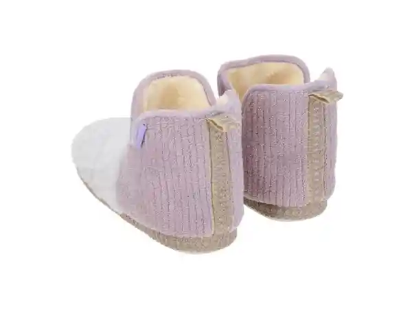 Pantuflas Bota Mujer Gris 37-38 Casaideas