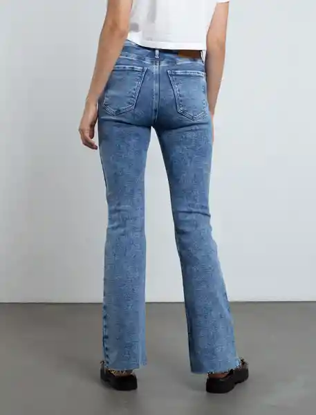 Jean Mujer Azul Índigo Medio Talla 10 493E002 Naf Naf