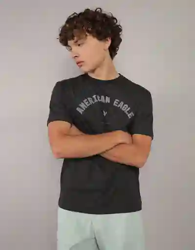 Camiseta Hombre Gris Talla LARGE 4290008 American Eagle