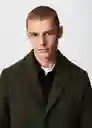 Abrigo Hake-I Dark Caza Talla L Hombre Mango