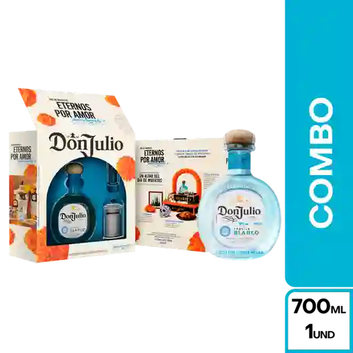 Combo Don Julio Tequila + Kit Tequila Blanco Día de Muertos