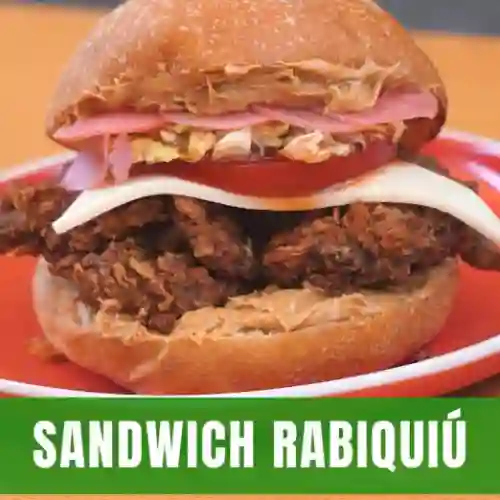 Sandwich No-pollo Rabiquiu