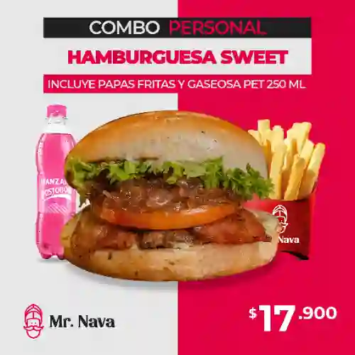 Hamburguesa Sweet Burger + Papas + Gaseo