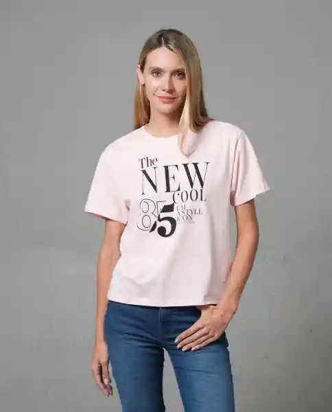 Camiseta Mujer Rosa M 202G105_ROS141907 Rifle