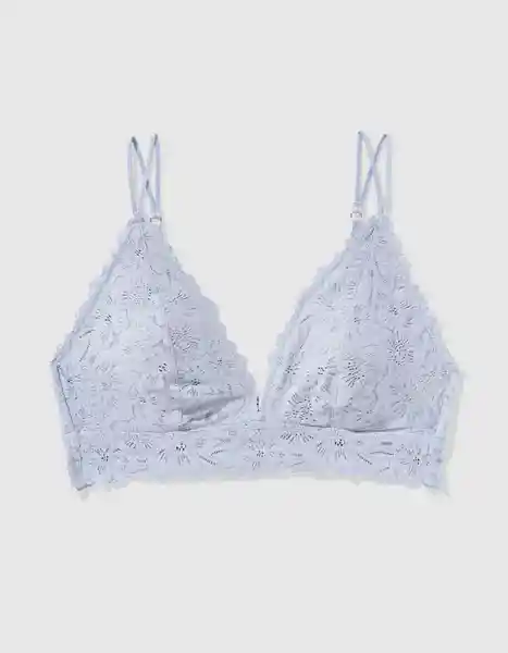 Bralette Aerie Azul Talla MEDIUM 4114412 American Eagle