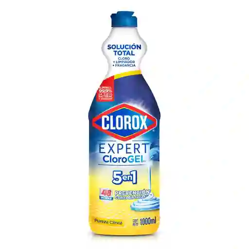Blanqueador en Gel Clorox Pureza Cítrica Botella 1 L