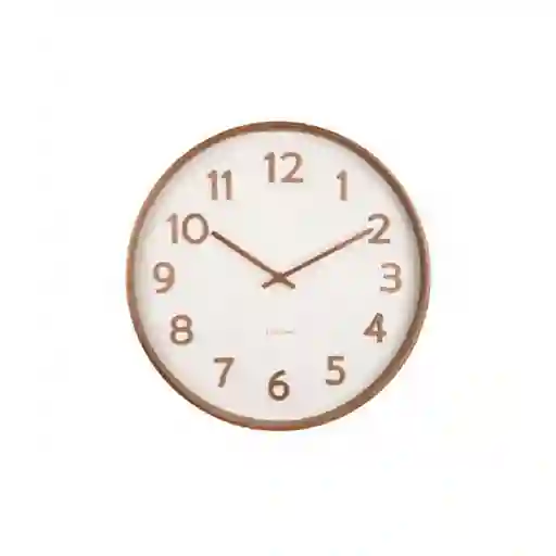 Present Time Reloj De Pared Pure Madera Marfil