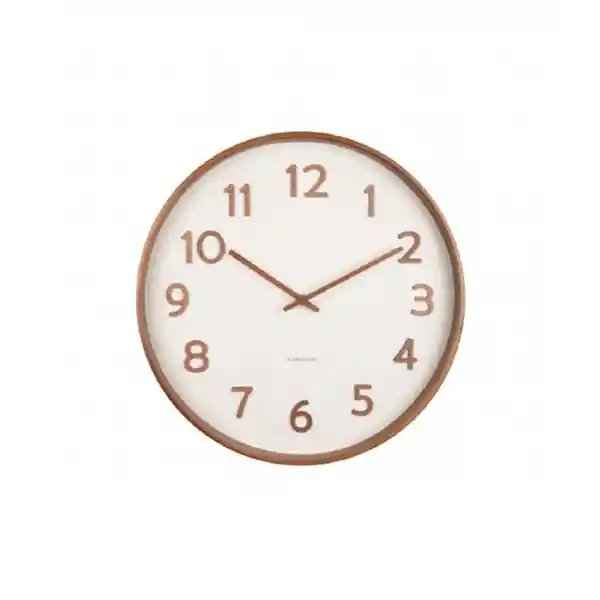 Present Time Reloj De Pared Pure Madera Marfil