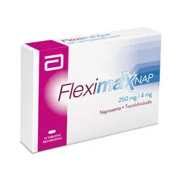 Fleximax Nap (250 mg/4 mg) Tabletas Recubiertas