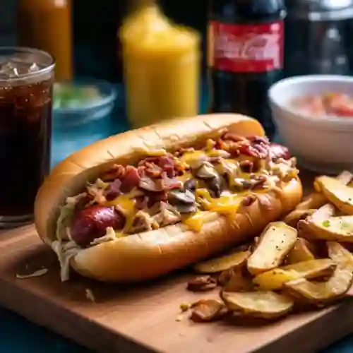 Combo hot dog chicken