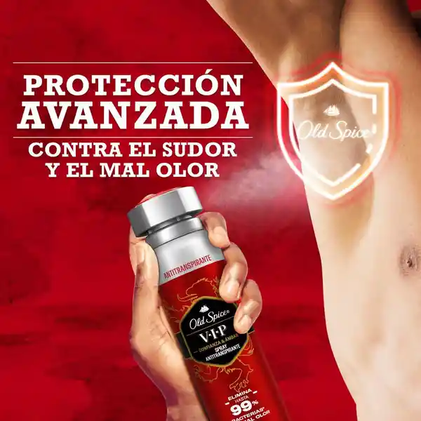 Desodorante Antitranspirante Hombre Old Spice Spray VIP 93 g