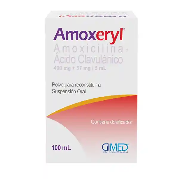Amoxeryl Amoxicilina/acido Clavulanico 400/57 Mg/5 Ml Polvo Para Preparar