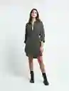 Vestido Juo Mujer Verde Ciénaga Ultraoscuro T. S 579E302 Naf Naf