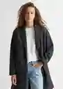 Abrigo Megan Gris Talla 21 Teen Niñas Mango