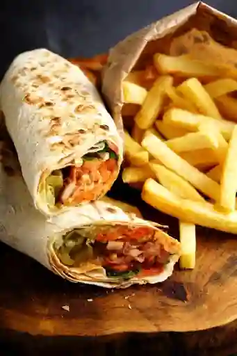 Combo Colombiano y Papas Fritas