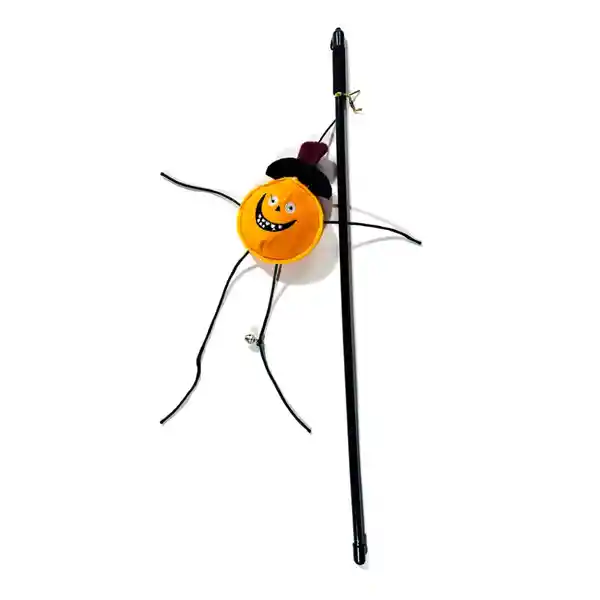 Juguete Para Gatos de Calabaza Con Varita Halloween Miniso