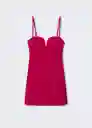 Vestido Tina Fucsia Talla Xs Mujer Mango