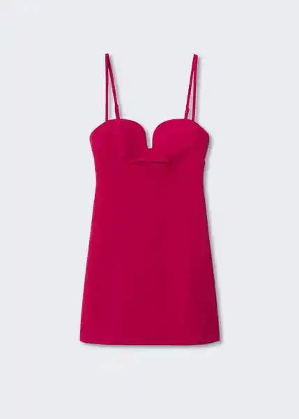 Vestido Tina Fucsia Talla Xs Mujer Mango