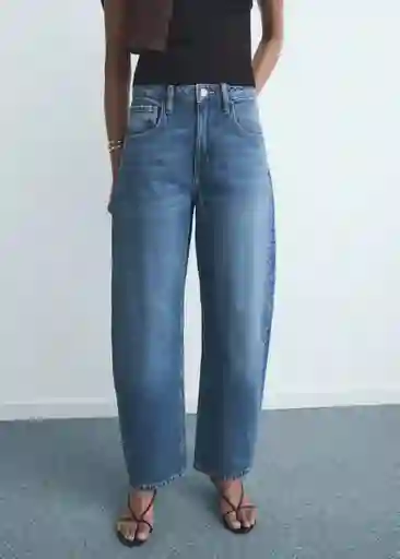 Jean Bet Tejano Oscuro Talla 32 Mujer Mango