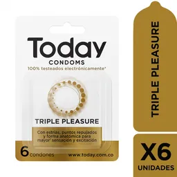 Today Condones Triple Pleasure