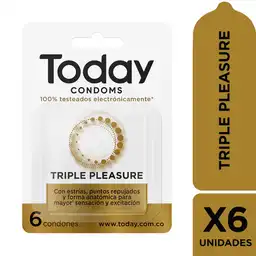 Today Condones Triple Pleasure