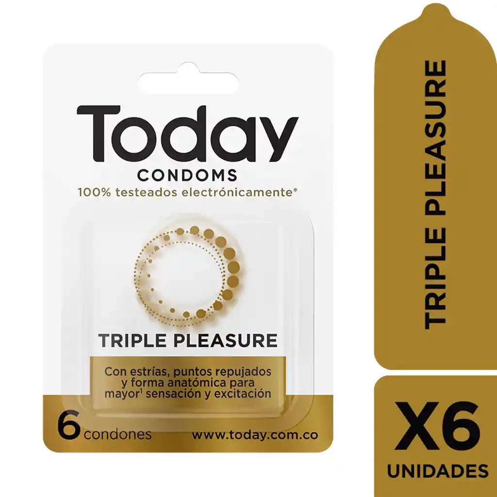 Today Condones Triple Pleasure