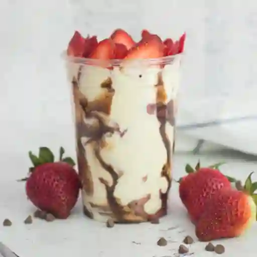 Fresas con crema