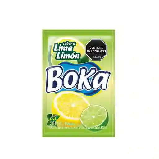 Boka Mezcla Polvo Bebida Artificial Lima Limón