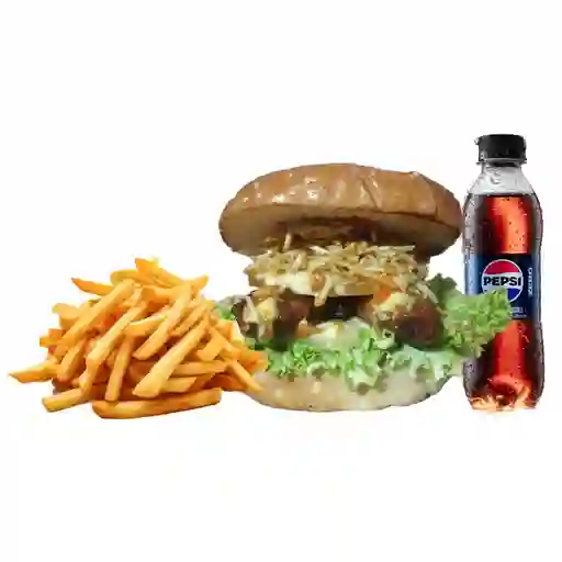 Combo hamburguesa chorizo artesanal