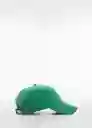 Gorra Mtc Verde Talla 99 Mujer Mango