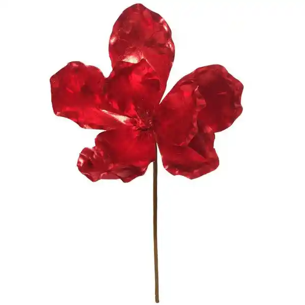Flor Magnolia Rojo 46 cm 831-Amx018-2517A Finlandek