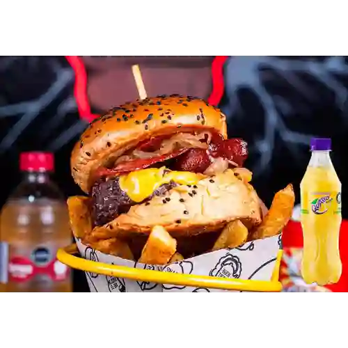 Mr. Patata Burger Costilla BBQ +Quatro Org 400ML