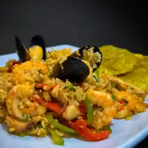 Arroz de Mariscos + Gaseosa 400Ml