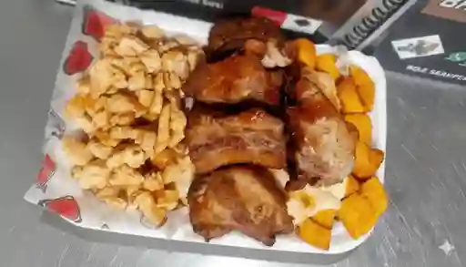 Salchipapa Rancherita