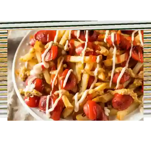 Salchipapa campesina