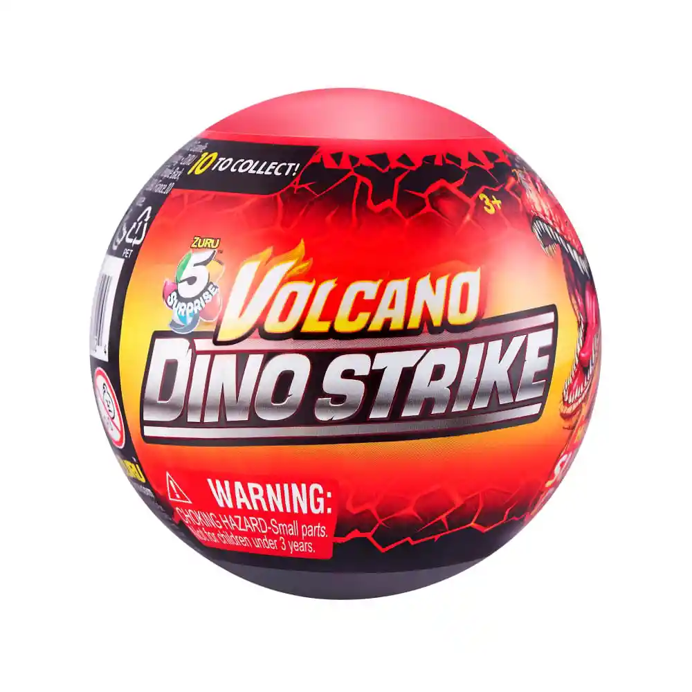 Zuru Juguete Cápsula Sorpresa Dino Toy Strike Volcano