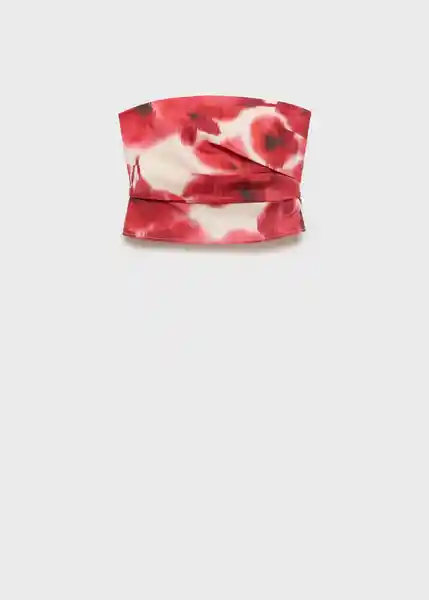 Top Aquare Crudo Talla XS Mujer Mango
