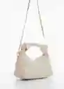 Bolso P Kenda Off White Talla 99 Mujer Mango