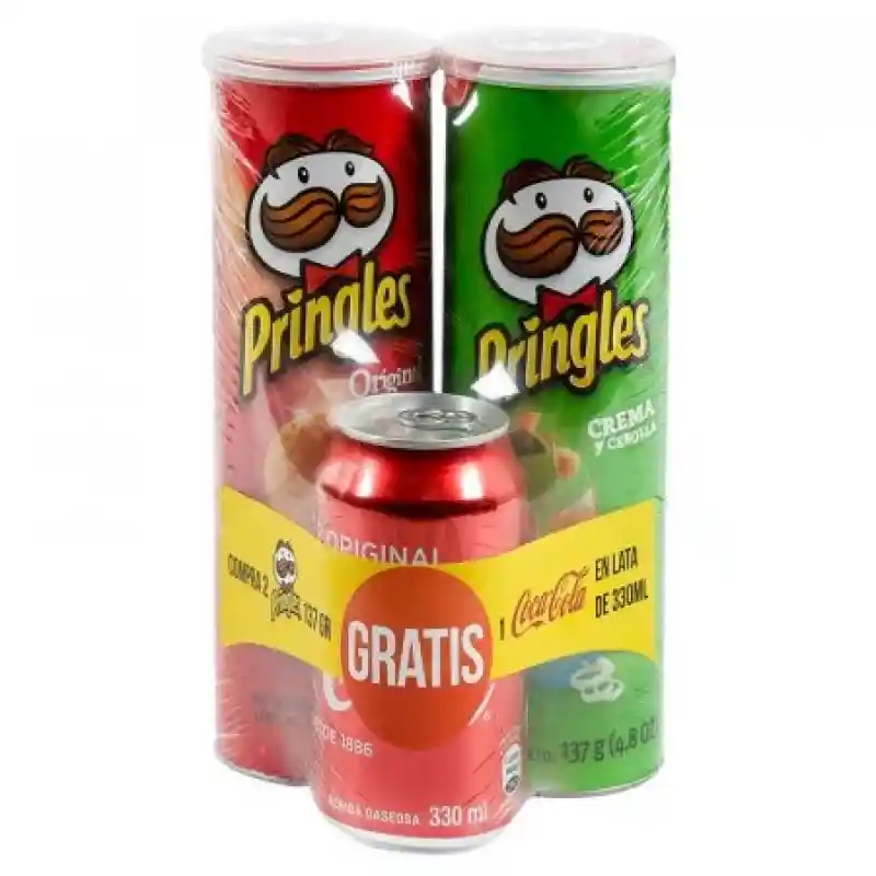 Pringles Of 2 Gts Coca Cola