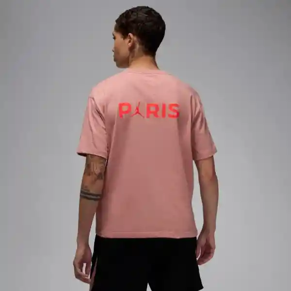 Nike Camiseta J Psggfx Gf Tee Lifestyle Mujer Rosado Talla M