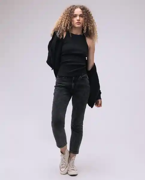 Camiseta Mujer Negro Talla Xl 600D005 AMERICANINO 