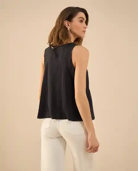 Camisa Negro Puro Ultraoscuro Talla M 611G201 Esprit
