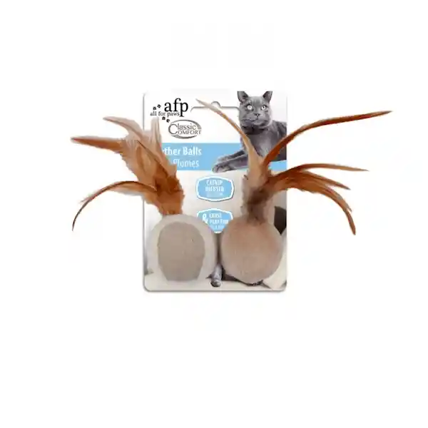 AFP Juguete Para Gato Feather Ball
