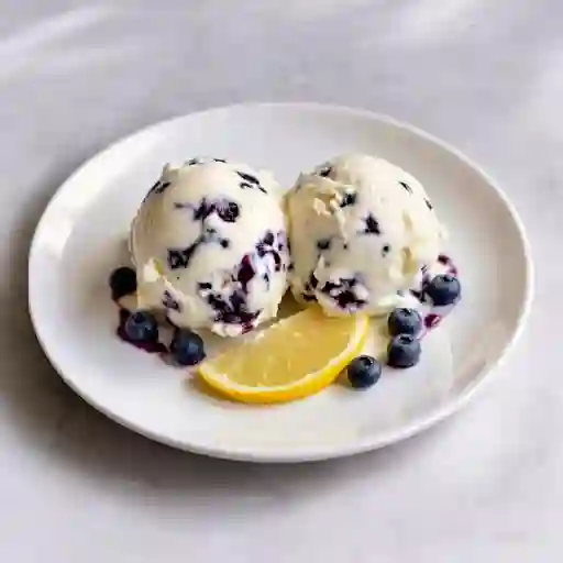 Arándanos con Limón Helado