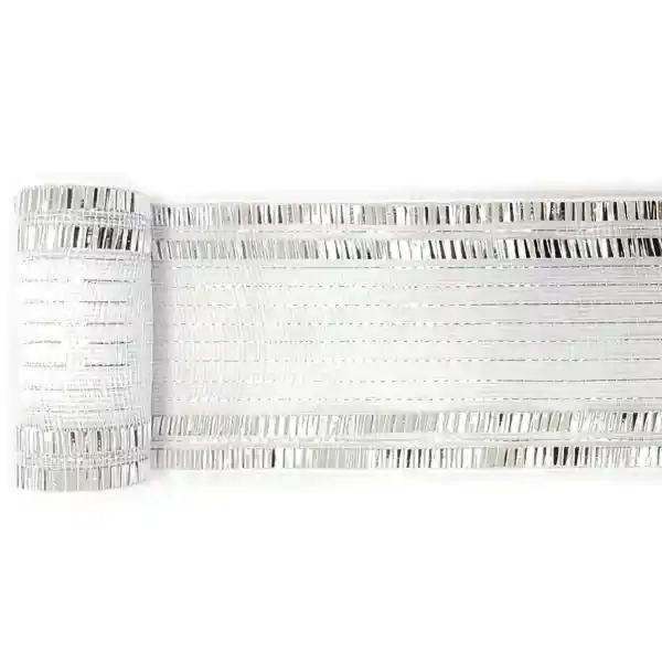 Malla Decorativa Plateada 15 cm 831-82-2502wh-15-5 Finlandek