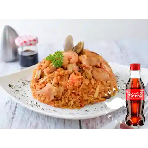 Combo Arroz a la Marinera + Coca Cola Original 250ML