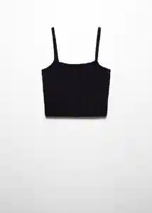 Top Neural Navy Talla L Mujer Mango